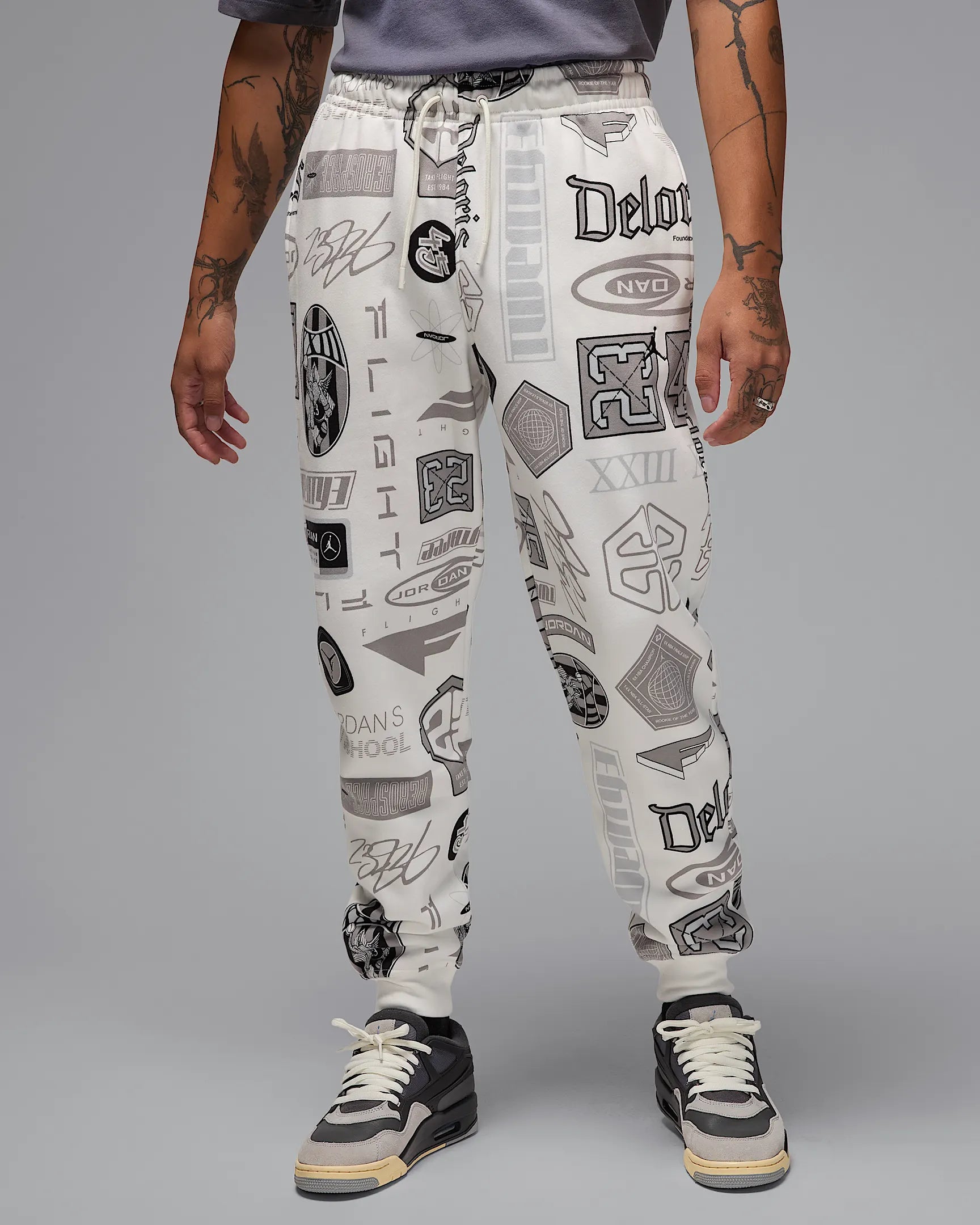 Image of Мъжки Панталон NIKE M J ESS AOP FLC PANT - Ballistic-sport